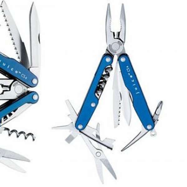 平售 90%new Leatherman Juice CS4 Multi tool USA 藍色輕便多用能工具 修理電腦