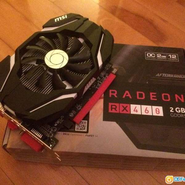 MSI Radeon RX460 2GB GDDR5 OC Edition 99.9%新