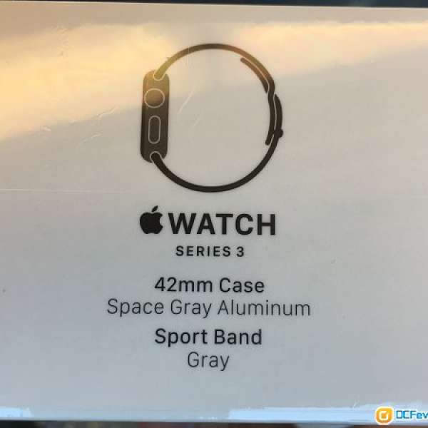 [全新未開封] Apple Watch series 3 42mm space grey