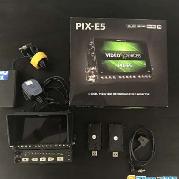 Video Devices Pix-E5 complete kit with recorder, Pix-LR, 2 x 240GB