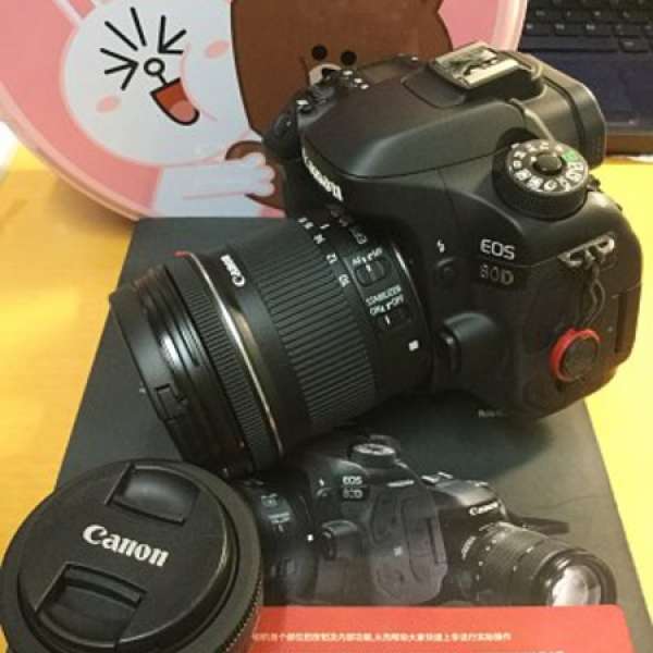 Canon 80d 連 efs 10-18mm f/4.5-5.6 is stem  同24mm餅鏡 行貨有保