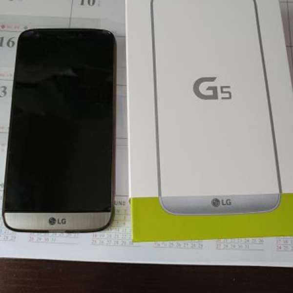 95%新 LG G5 H860N 黑灰色 4G 雙卡雙待 SUN 台機仲有近半年保養