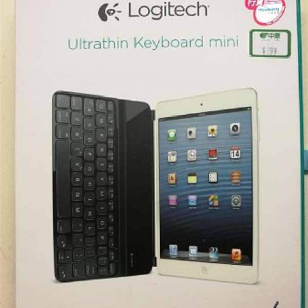最薄Logitech Ultra Thin Keyboard Cover for iPad Mini with Retina Display