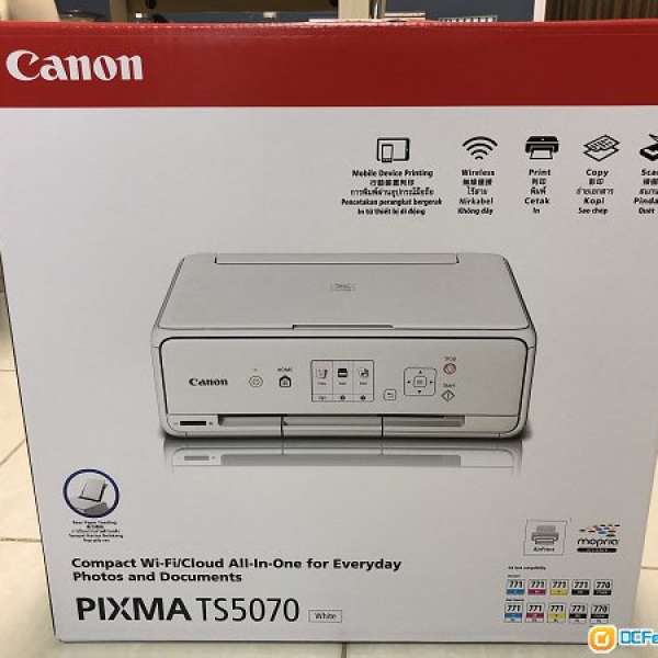 全新Canon PIXMA TS5070 3合1打印機