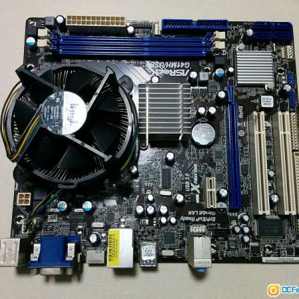 Intel Core 2 Duo E6300 + ASRock G41MH/USB3 R2.0