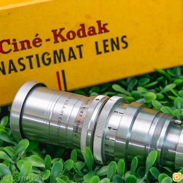 Kodak Anastigmat 3inch 63mm f2.7 電影鏡 NEX A72 Fujifilm XT2 Xpro2 XE3