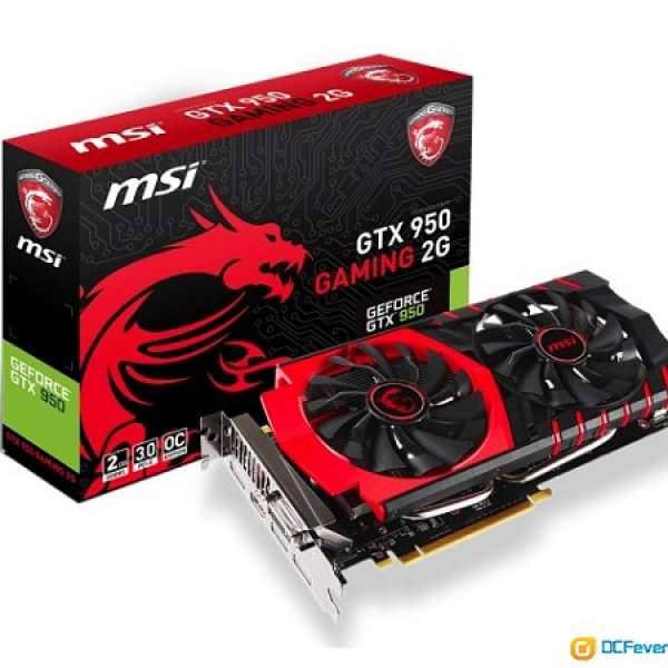 MSI GeForce GTX 950 GAMING 2G