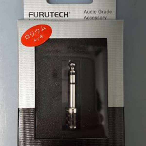 Furutech 古河 3.5mm to 6.35mm adaptor, CF63-S(R), 碳纖鍍銠 *不議價*