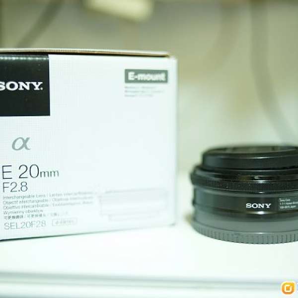 Sony SEL20F28 E 20mm F2.8 80%new