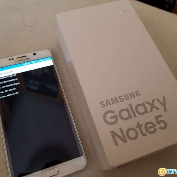 Samsung Galaxy Note 5 白色 行貨 N9200 32GB 90%new