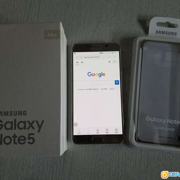 出售物品: 金色 Note5 雙卡 64Gb