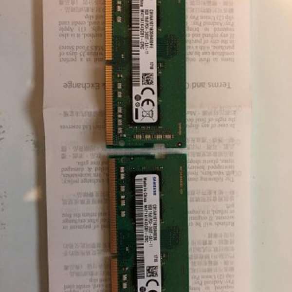 SAMSUNG DDR4-2400 8GB SODIMM RAM MEMORY *2