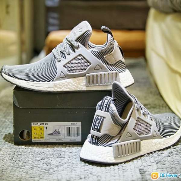 全新Adidas NMD XR1 PK Grey (S32218) size 42 US8.5 UK8