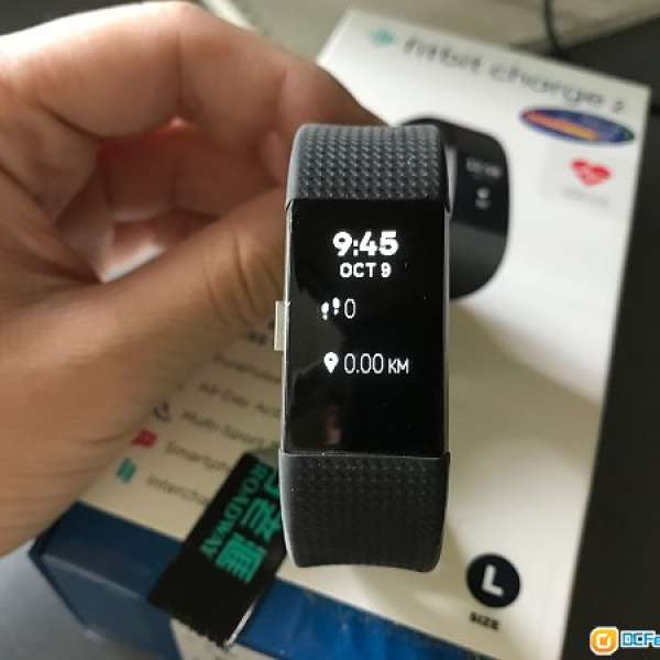 Fitbit Charge 2 Black L Size 行貨有保