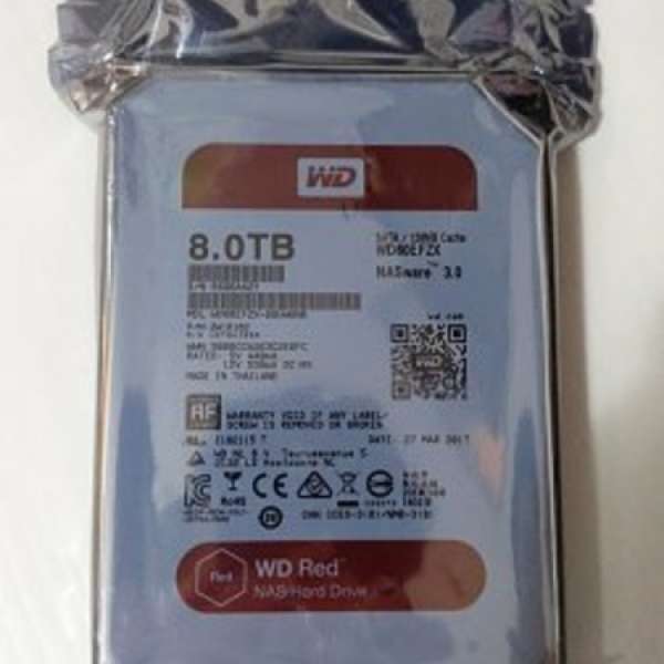 全新 Western Digital 8TB RED Pro NAS 7200rpm Hard Disk