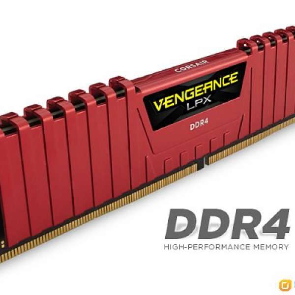 Corsair - Vengeance LPX - DDR4 2400 4GB - Red