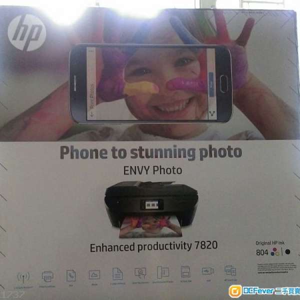 全新,100% new  HP ENVY Photo 7820 All-in-One Printer,現貨,有保養