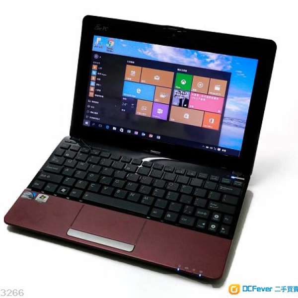 無花9成新ASUS PC1015PEM 320gb HD已加至2gb Ram10.1吋mon手提電腦