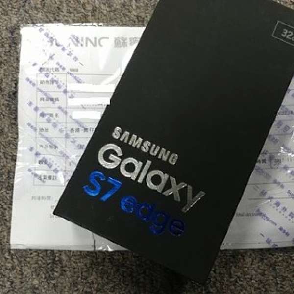 全新 行貨 Samsung S7 Edge 32gb (黑色)