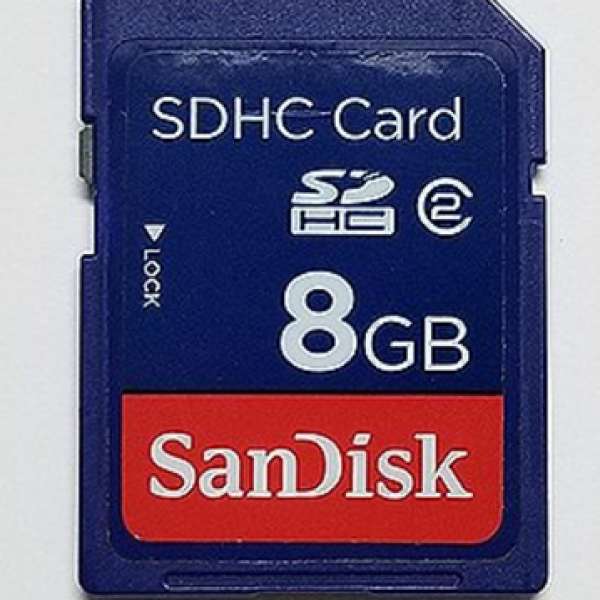 SanDisk SDHC 8GB Class 2 + ADATA 2GB USB Drive