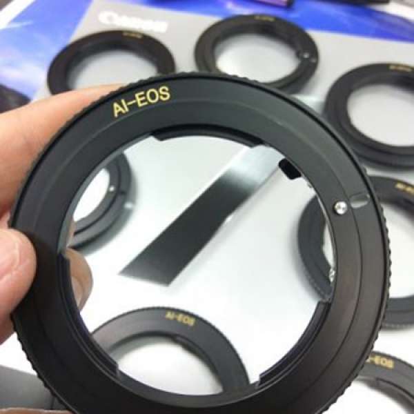 NIKON AI TO CANON EOS ADAPTOR[黑銅版，FOR 77D、800D、6DII、5DIV、7DII、760D、75]