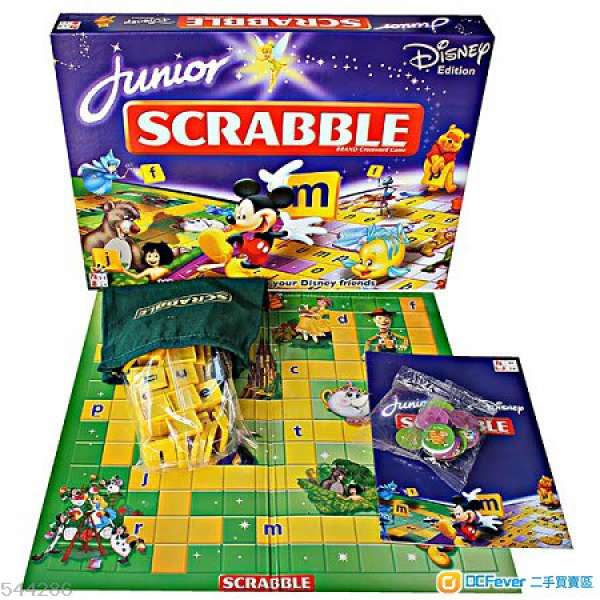 正版 Scrabble junior disney edition