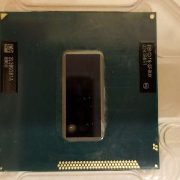 Notebook CPU:  i7-3630QM @ 2.4MHz(Socket: FCPGA988)
