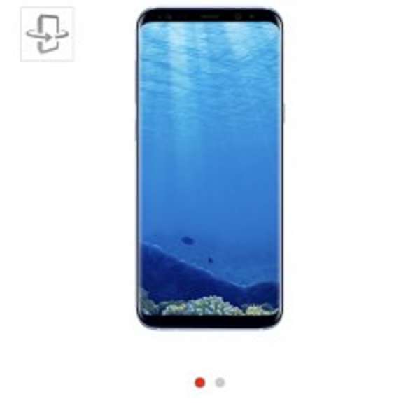 Samsung galaxy s8+ 128GB 珊瑚藍 全新未開封 有港行保