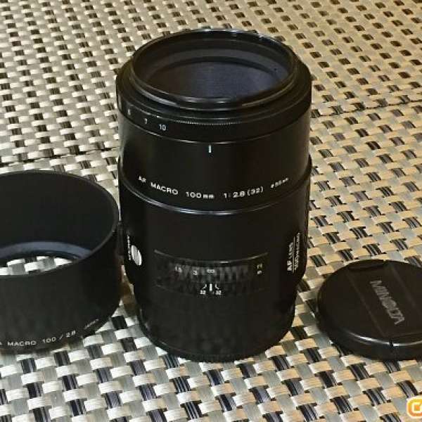 Minolta AF100mm F2.8 Marco lens （小毛）