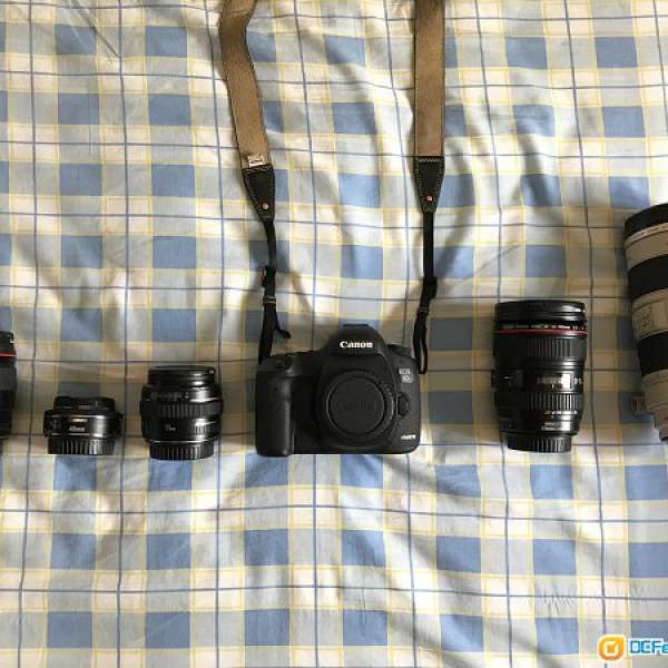 Canon EOS 5D Mark III 連五枝Canon鏡頭（可散買、可小議）