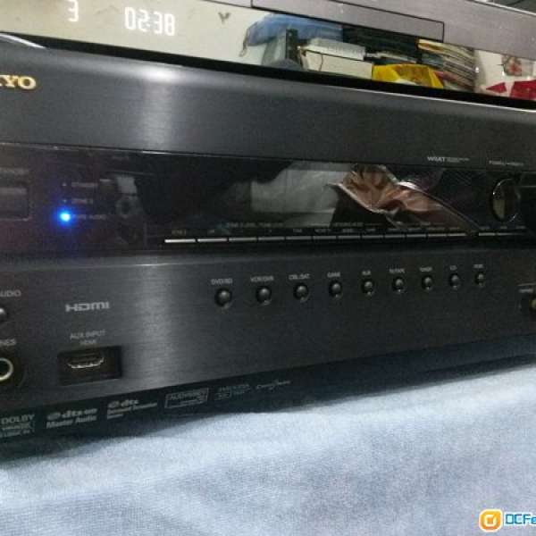 安桥ONKYO TX - SR -607 7.2  高清AV AMP(有问题 :显示屏无显）