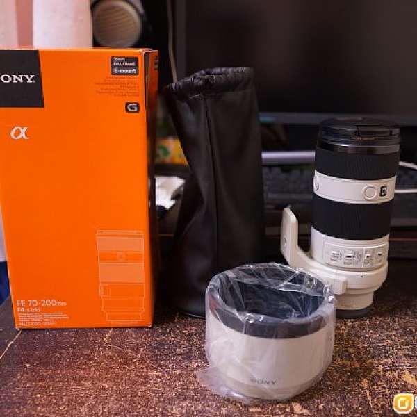 Sony FE 70-200mm F4 G OSS (連原裝盒,遮光罩, 鏡頭套, B+W filter)
