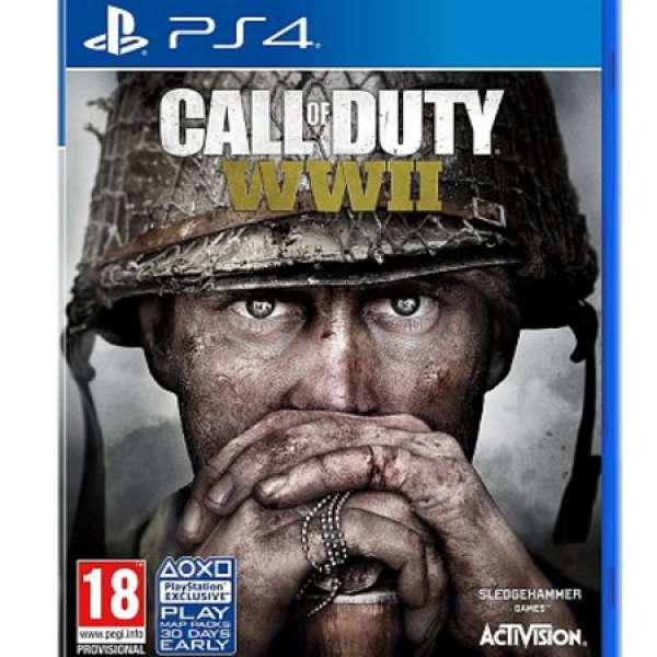 PS 4 Call of Duty WWII  中英文合版  CODE 未用