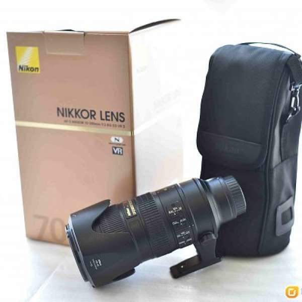 Nikon AF-S Nikkor 70-200mm f/2.8G ED VRII (小黑六)