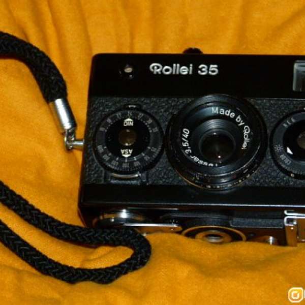 Rollei 35 black film camera