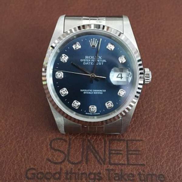 Rolex 16234 鑽石天文台手錶