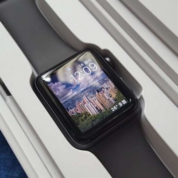 95% New Apple Watch Series 3 灰色錶帶 另加了 AppleCare+