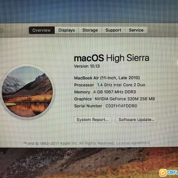 Macbook Air 11", Late 2010, excellent condition