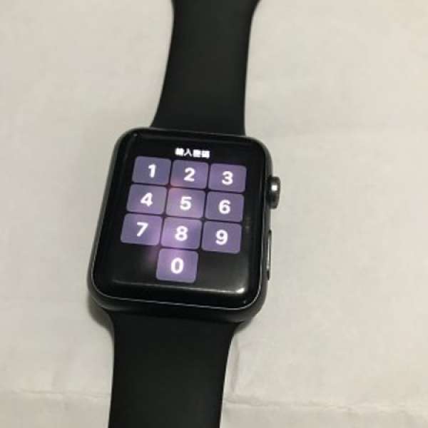Apple watch 42 mm黑色運動版 第一代