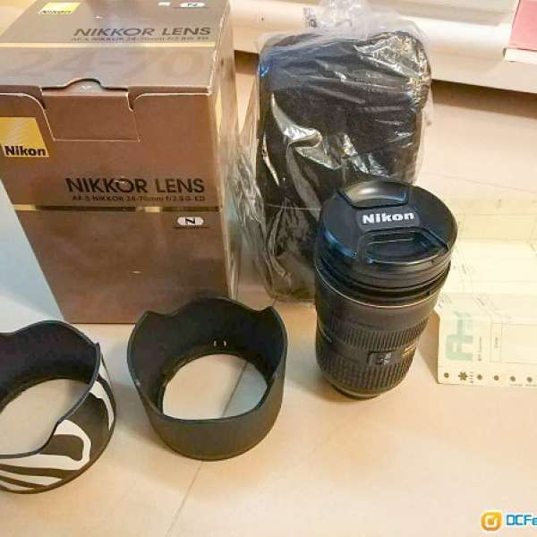 行貨Nikon AF-S NIKKOR 24-70mm f/2.8G ED