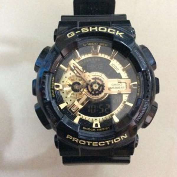 有單行貨8月買 95%新黑金 g-shock 帶過2次咁大把