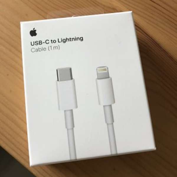 全新 brand new USB-C to lightning cable 連接線 usbc
