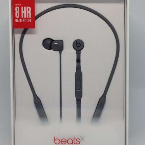 Beats X Grey color bluetooth earphone 全新 原刲 行貨 有單 一年Apple保養