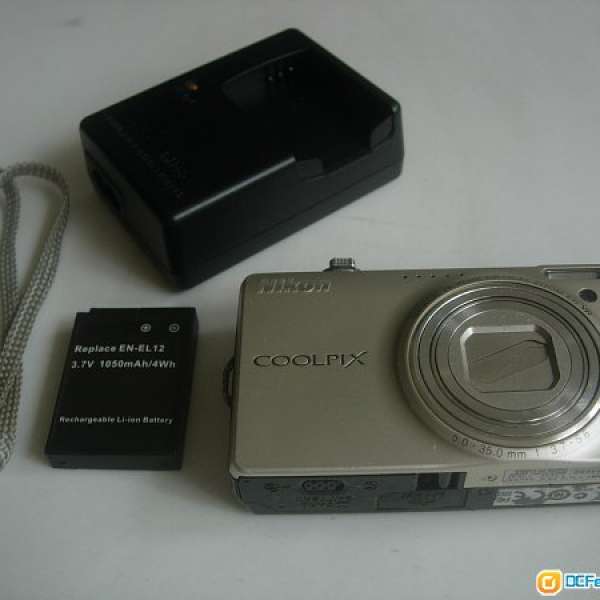 ( 金色 ) Nikon CoolPix S6000  HD 高清拍片_數碼相機