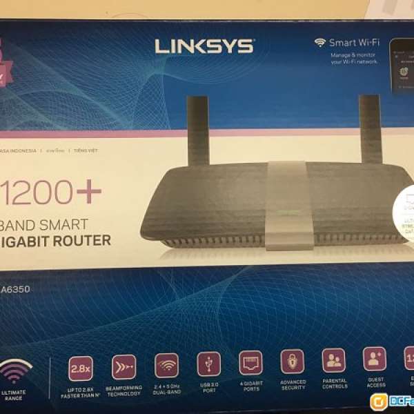 99 新 Linksys EA6350 V3 AC1200 Router 路由器