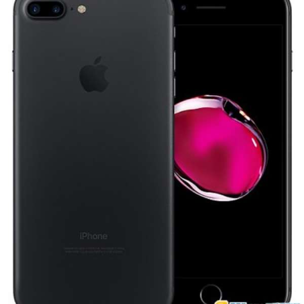 (93%新) iPhone 7 plus 256G 啞黑色 連原裝殼 透明套