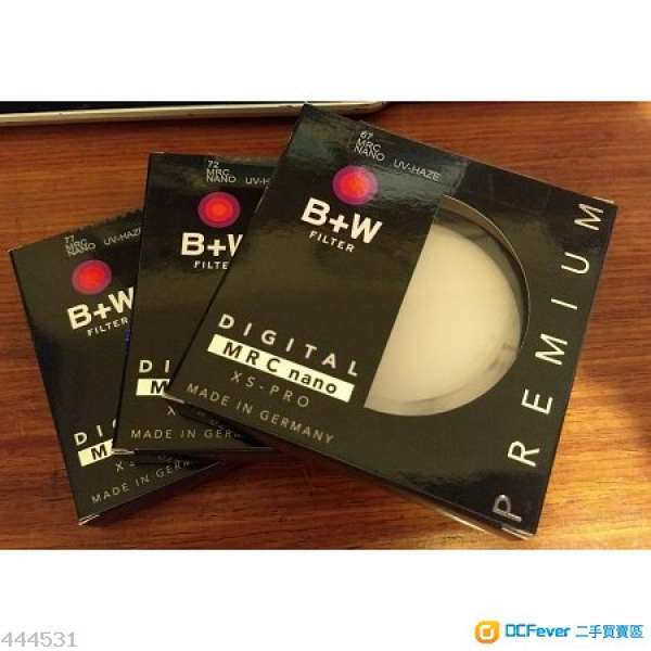 全新 72mm / 77mm B+W XS-PRO MRC nano UV Haze Filter