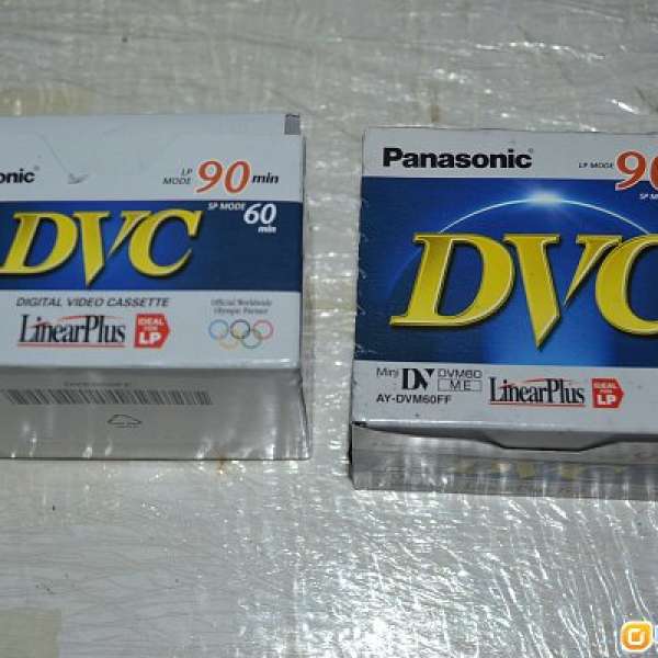 全新Pansonic Digital Video Cassette 90min/60min  Made  in Japan