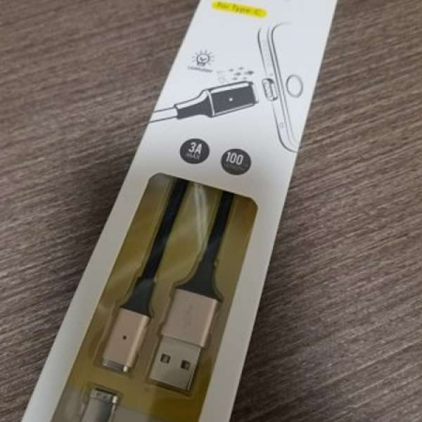 USB TYPE-C 磁鐵插頭數據線 3A充電