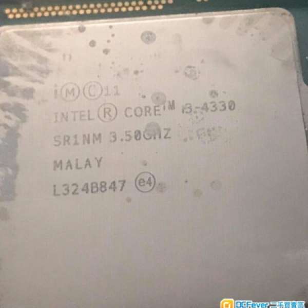 INTEL I3-4330 CPU